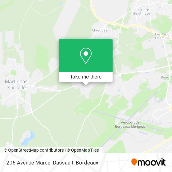206 Avenue Marcel Dassault map