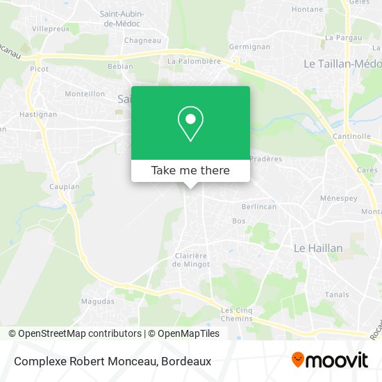 Mapa Complexe Robert Monceau