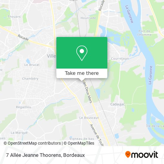 7 Allée Jeanne Thoorens map