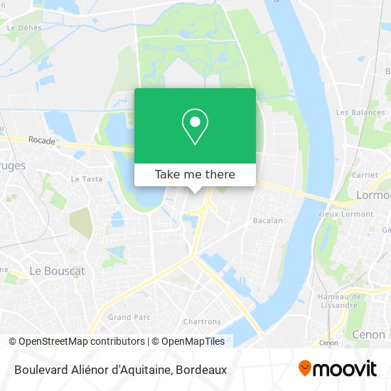 Boulevard Aliénor d'Aquitaine map