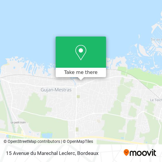 15 Avenue du Marechal Leclerc map