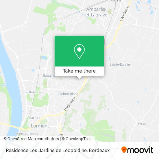 Résidence Les Jardins de Léopoldine map