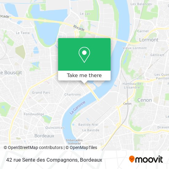 42 rue Sente des Compagnons map
