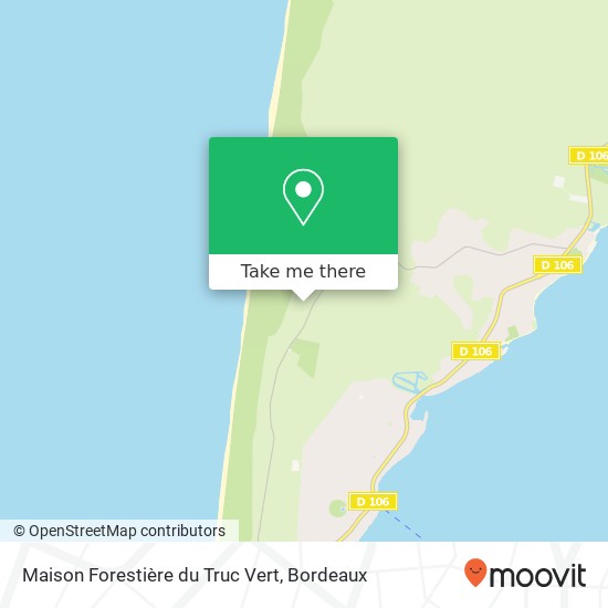 Maison Forestière du Truc Vert map