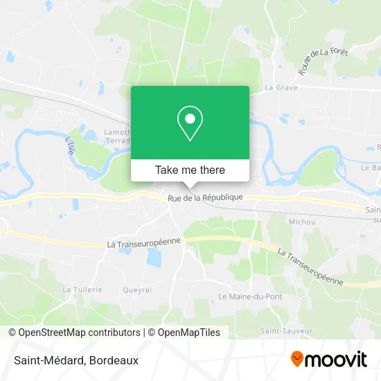 Saint-Médard map