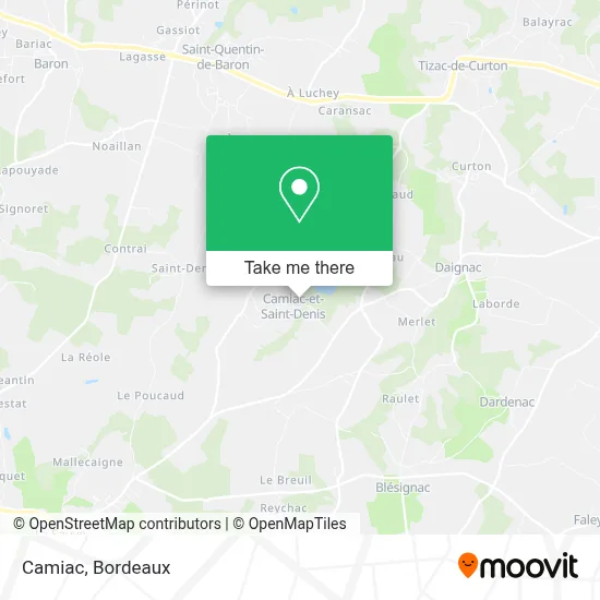 Camiac map