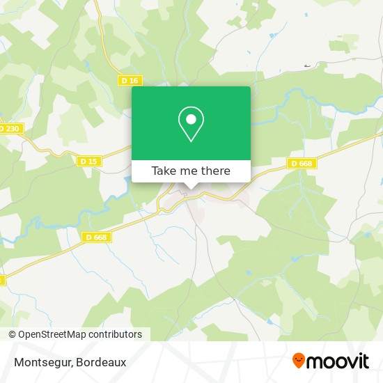 Montsegur map