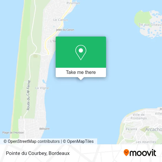 Pointe du Courbey map