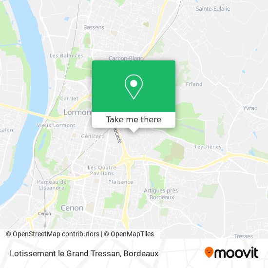 Lotissement le Grand Tressan map