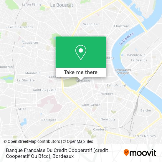 Banque Francaise Du Credit Cooperatif (credit Cooperatif Ou Bfcc) map