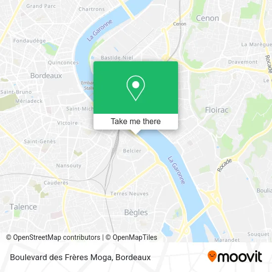 Boulevard des Frères Moga map