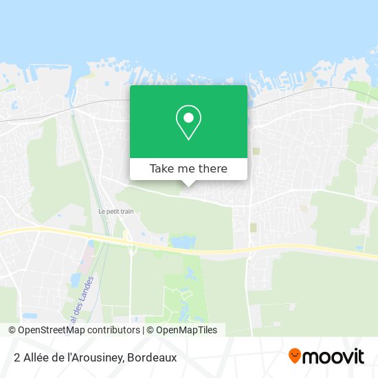 2 Allée de l'Arousiney map