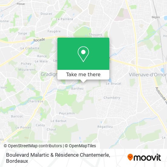 Boulevard Malartic & Résidence Chantemerle map