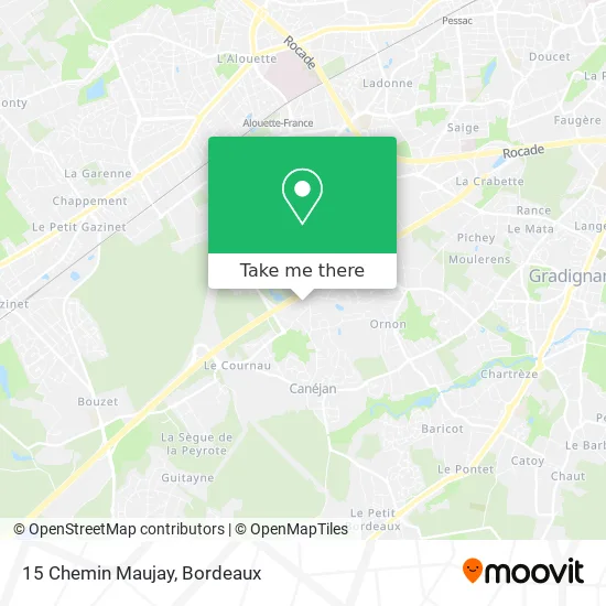 15 Chemin Maujay map