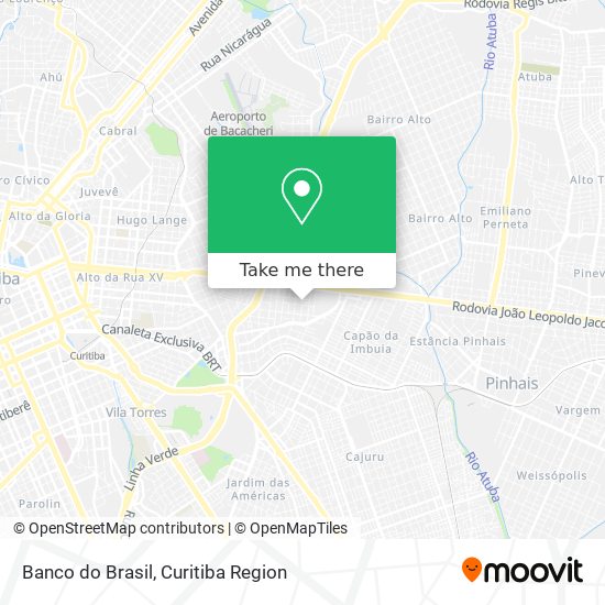 Banco do Brasil map