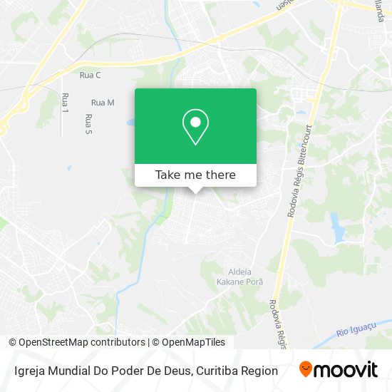 Igreja Mundial Do Poder De Deus map