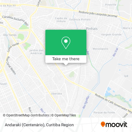 Andaraki (Centenário) map