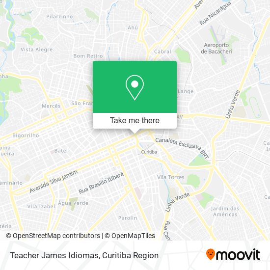 Teacher James Idiomas map