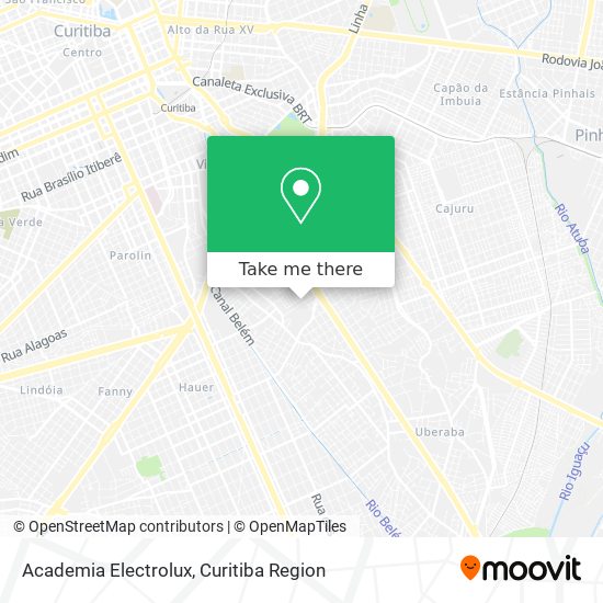 Academia Electrolux map