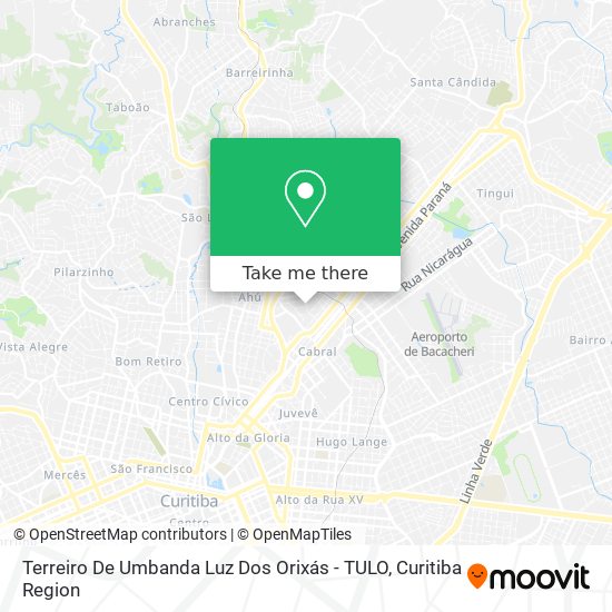 Terreiro De Umbanda Luz Dos Orixás - TULO map