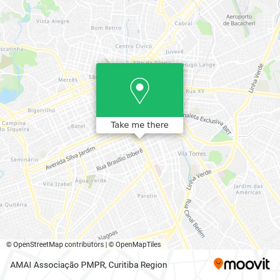 AMAI Associação PMPR map