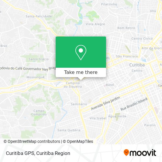 Curitiba GPS map