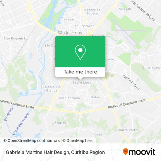 Gabriela Martins Hair Design map