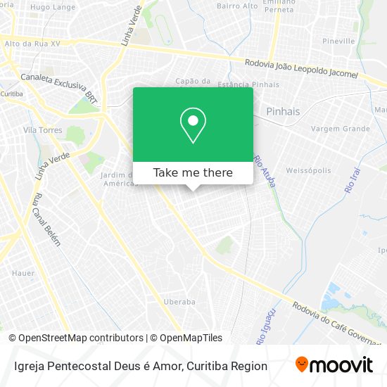 Igreja Pentecostal Deus é Amor map