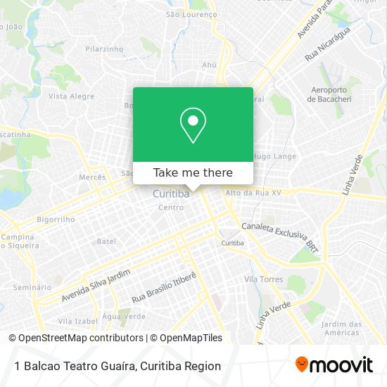 1 Balcao Teatro Guaíra map