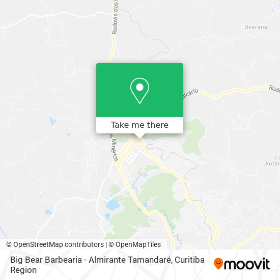 Big Bear Barbearia - Almirante Tamandaré map