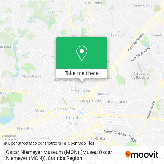 Oscar Niemeyer Museum (MON) (Museu Oscar Niemeyer (MON)) map
