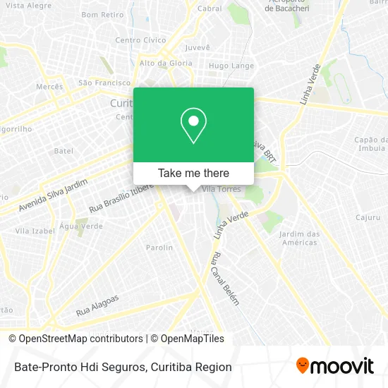 Bate-Pronto Hdi Seguros map