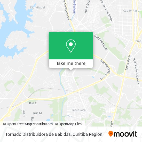 Tornado Distribuidora de Bebidas map