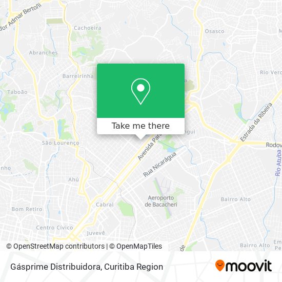 Gásprime Distribuidora map