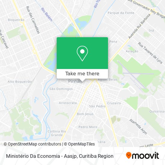 Ministério Da Economia - Aasjp map