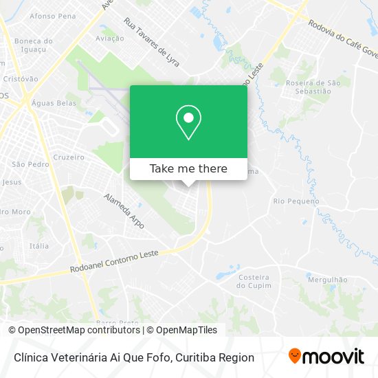 Clínica Veterinária Ai Que Fofo map