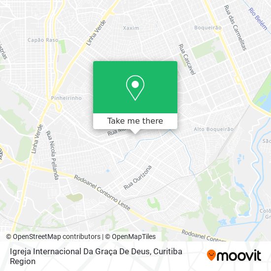 Igreja Internacional Da Graça De Deus map