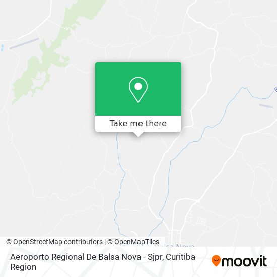 Aeroporto Regional De Balsa Nova - Sjpr map