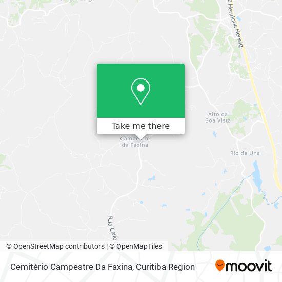 Cemitério Campestre Da Faxina map