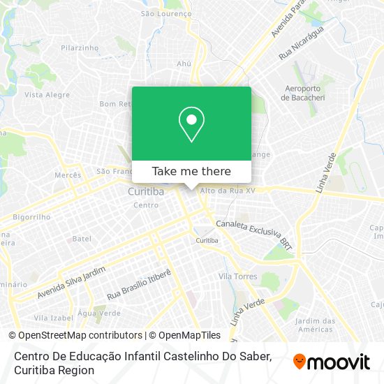 Mapa Centro De Educação Infantil Castelinho Do Saber