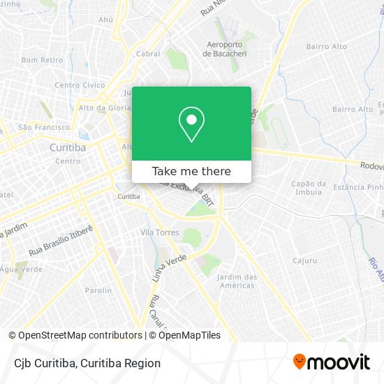 Cjb Curitiba map