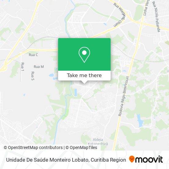 Unidade De Saúde Monteiro Lobato map