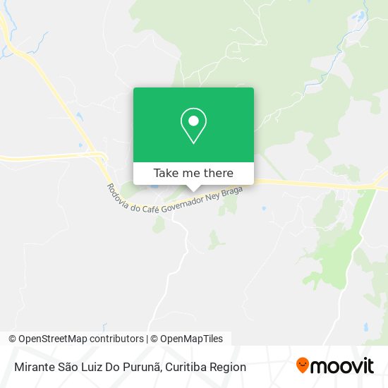 Mirante São Luiz Do Purunã map