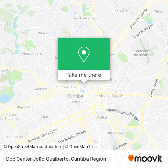Doc Center João Gualberto map