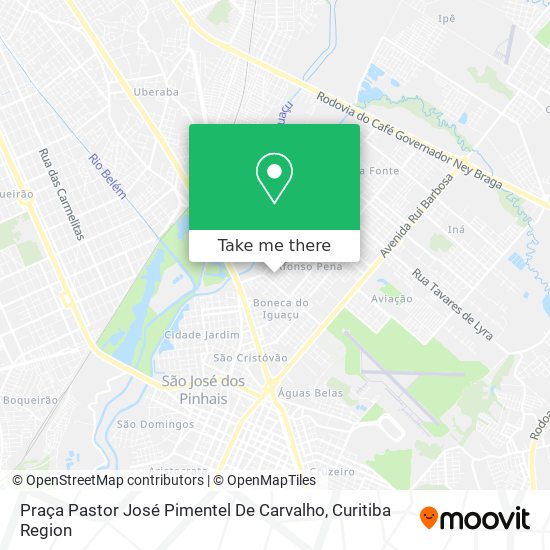 Praça Pastor José Pimentel De Carvalho map