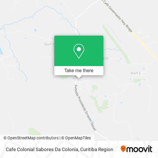 Cafe Colonial Sabores Da Colonia map