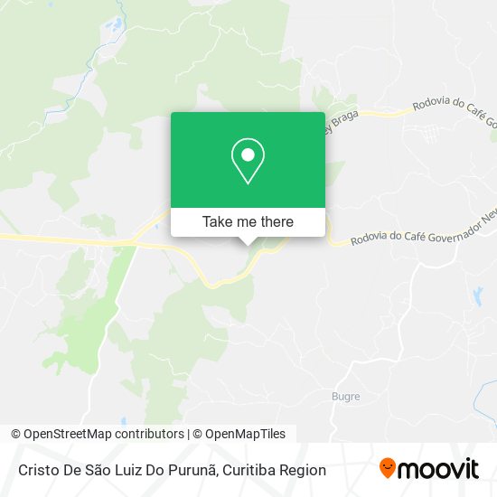 Cristo De São Luiz Do Purunã map
