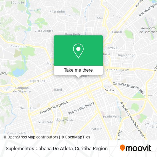 Suplementos Cabana Do Atleta map