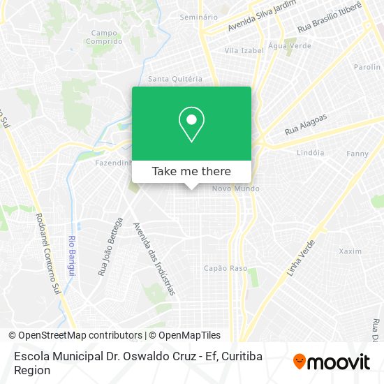 Mapa Escola Municipal Dr. Oswaldo Cruz - Ef