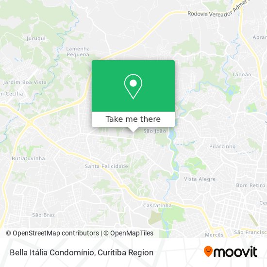 Bella Itália Condomínio map